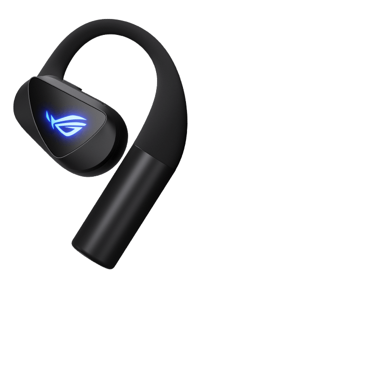 ROG 降临OWS 左耳塞实体按钮位置示意