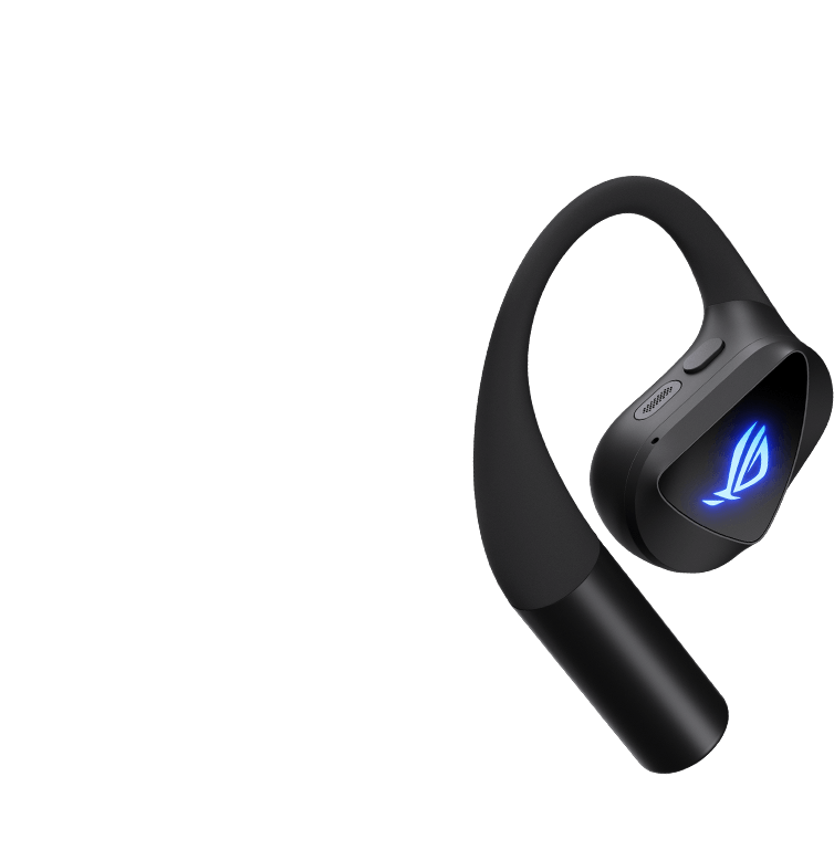 ROG 降临OWS 右耳塞实体按钮位置示意