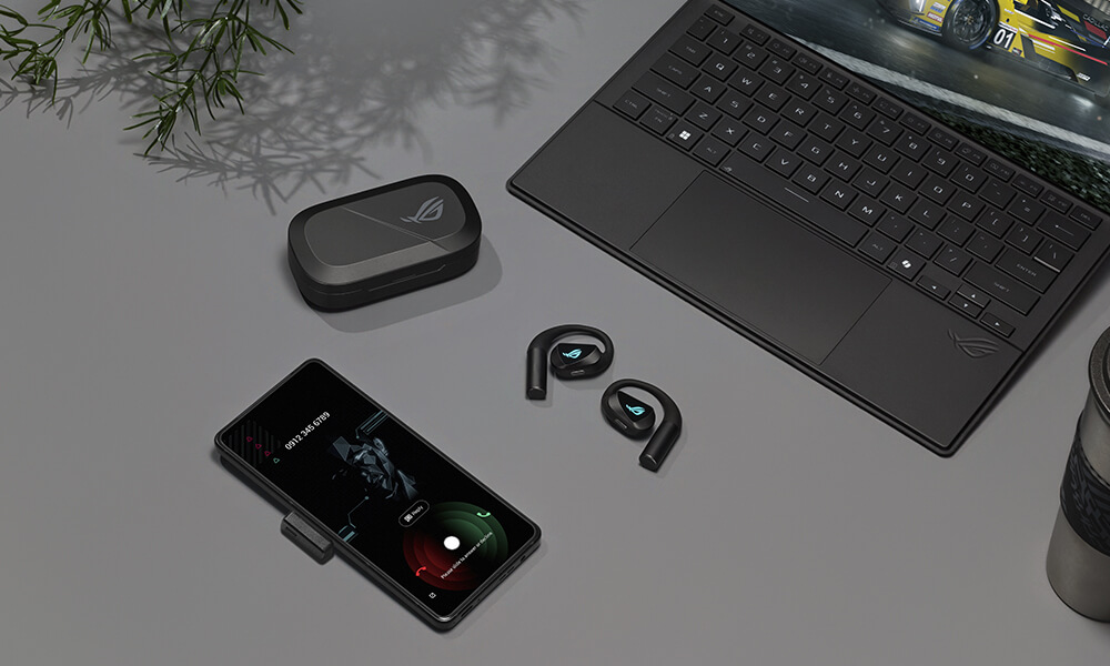 ROG 降临OWS 展现混合多点连接功能，可同时连接手机与笔电