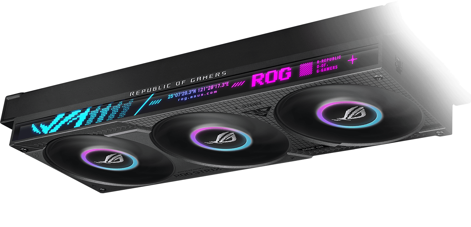 ROG 飞龙4代 360 LCD 颜值版预装风扇产品图