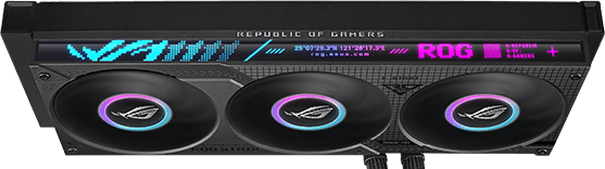 ROG 飞龙4代 360 LCD 颜值版一体式风扇产品图