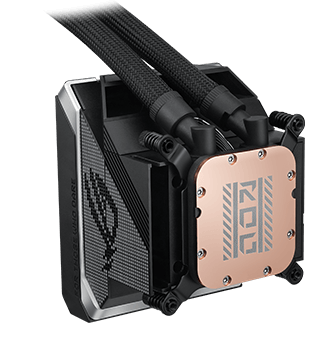 ROG 飞龙4代 360 LCD 颜值版水泵特写