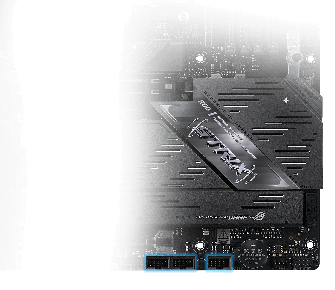 ROG STRIX B850-F GAMING WIFI7 Neo 主板配备三个 USB 2.0 接针