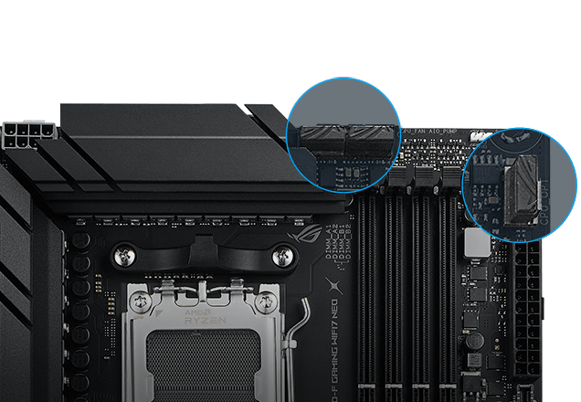 ROG STRIX B850-F GAMING WIFI7 Neo 风扇接针位置