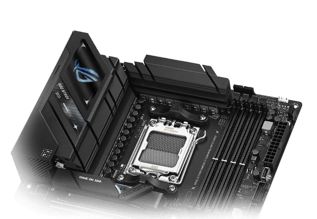 ROG STRIX B850-F GAMING WIFI7 Neo VRM 散热设计布局