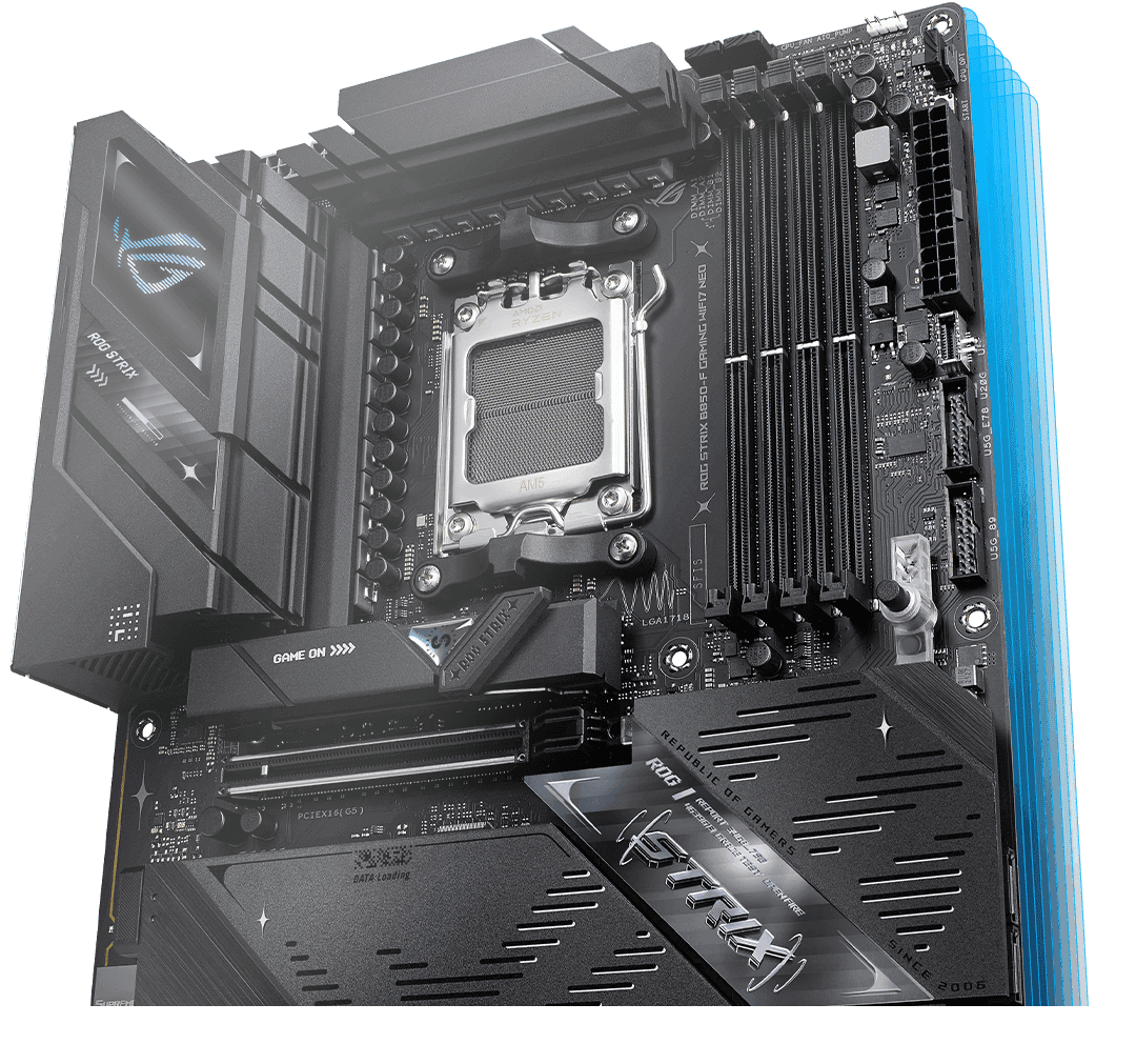 ROG Strix B850-A 左侧角度