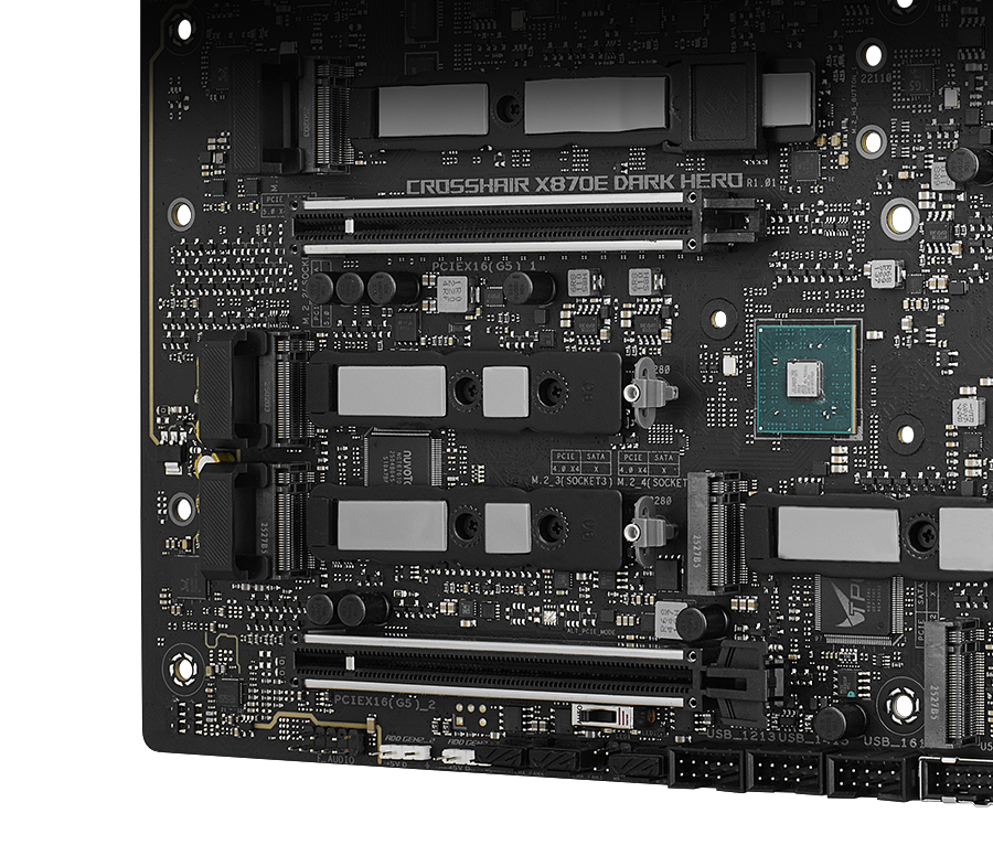 ROG Crosshair X870E Dark Hero 的电竞音效设计