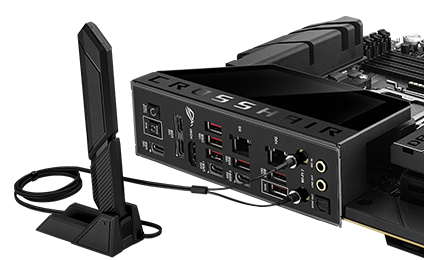 ROG Crosshair X870E Dark Hero 搭载华硕易拆式天线