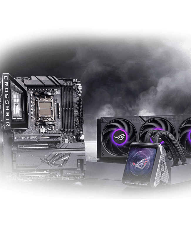 ROG Crosshair X870E Dark Hero & ROG Ryujin III 360 ARGB Extreme