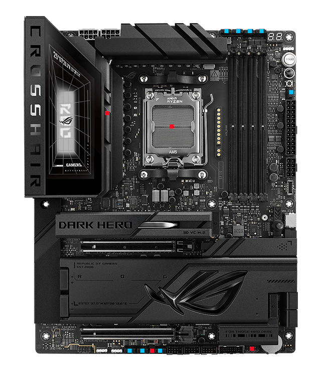 ROG Crosshair X870E Dark Hero 主板的散热管理