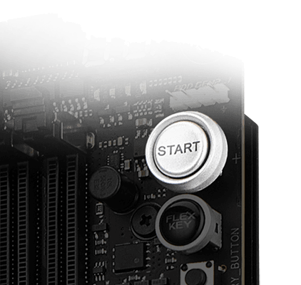 ROG Crosshair X870E Dark Hero 开机按钮