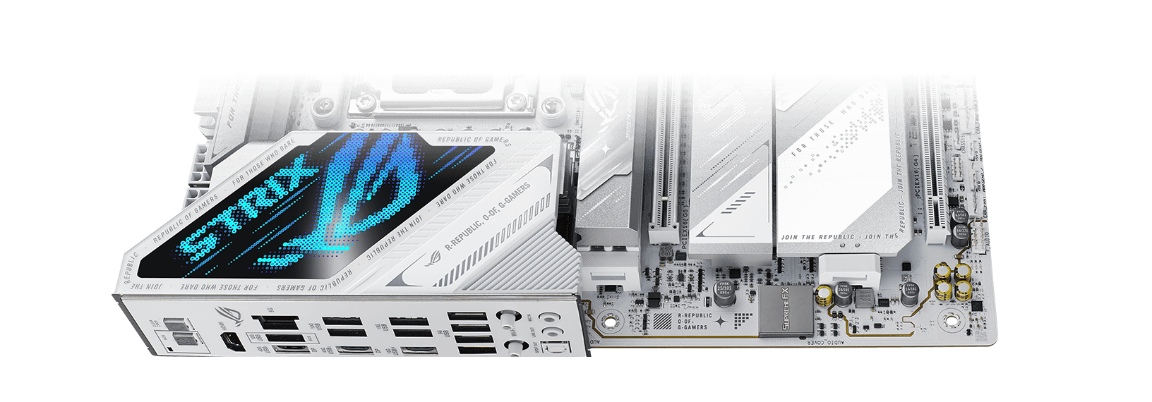 Strix X870E-A 主板采用 SupremeFX 电竞音效技术。