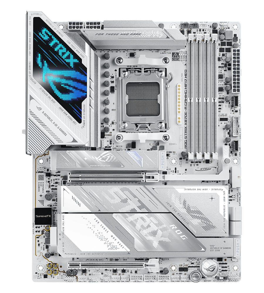 Strix X870E-A  风扇接针位置