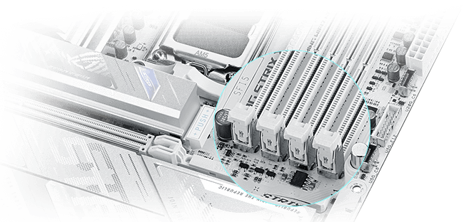 ROG Crosshair X870E Glacial 主板支持NitroPath内存优化技术