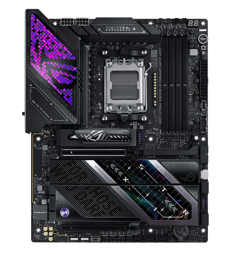 ROG STRIX X870E-E GAMING WiFi7 Neo 风扇接针位置