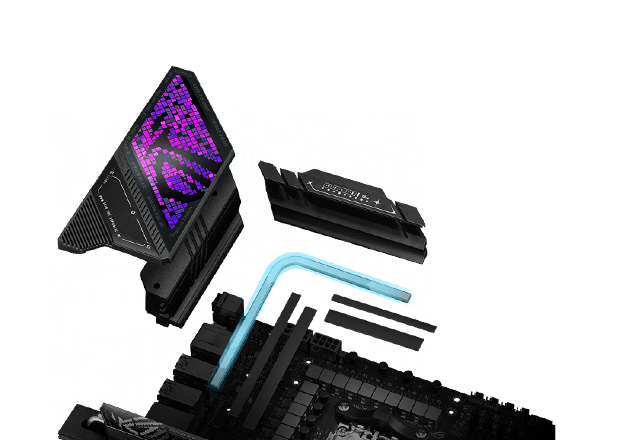 ROG STRIX X870E-E GAMING WiFi7 Neo VRM 散热设计布局