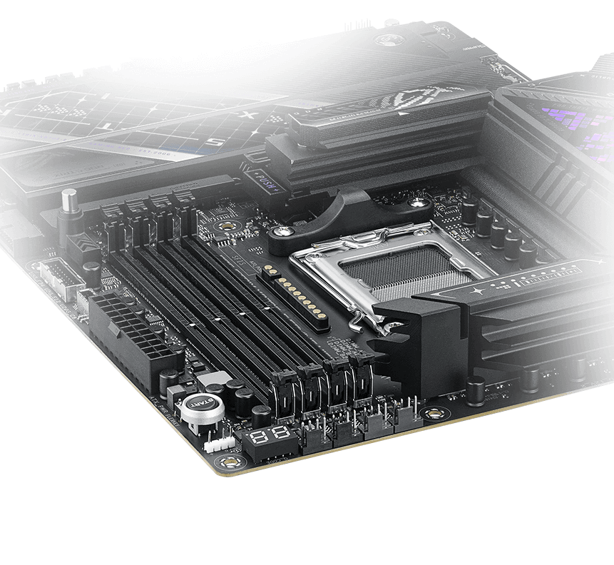 ROG Crosshair X870E Glacial 主板支持NitroPath内存优化技术