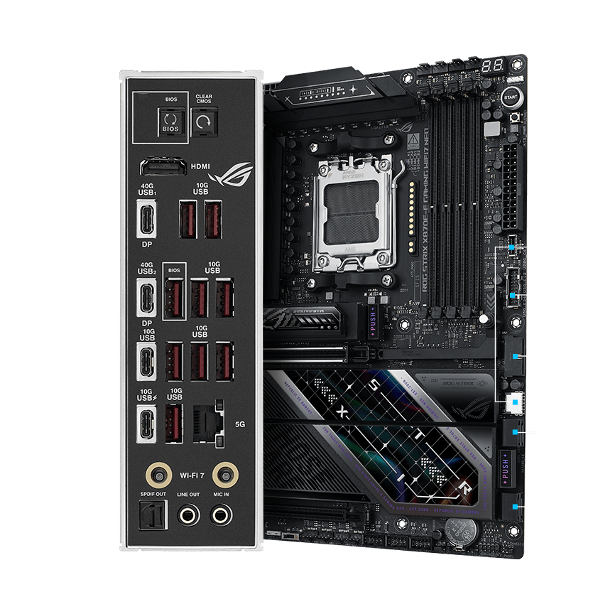 ROG STRIX X870E-E GAMING WiFi7 Neo 连接规格