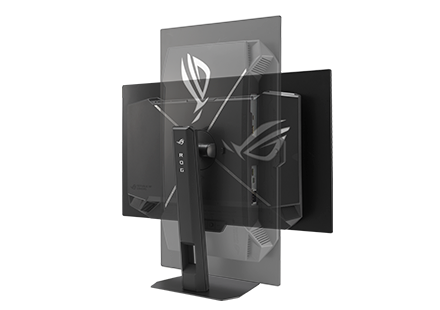 XG27UQDMS 提供垂直旋转调节功能。