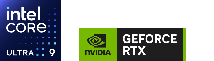 AMD Ryzen 9000 系列图标和 NVIDIA 图标