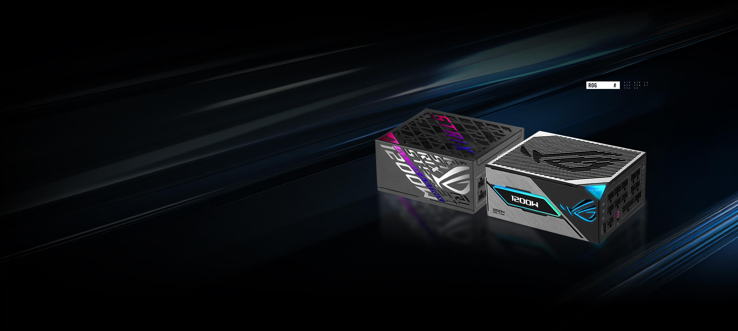 ROG Thor III 1200W Platinum 与 ROG Strix 1000W Platinum 电源