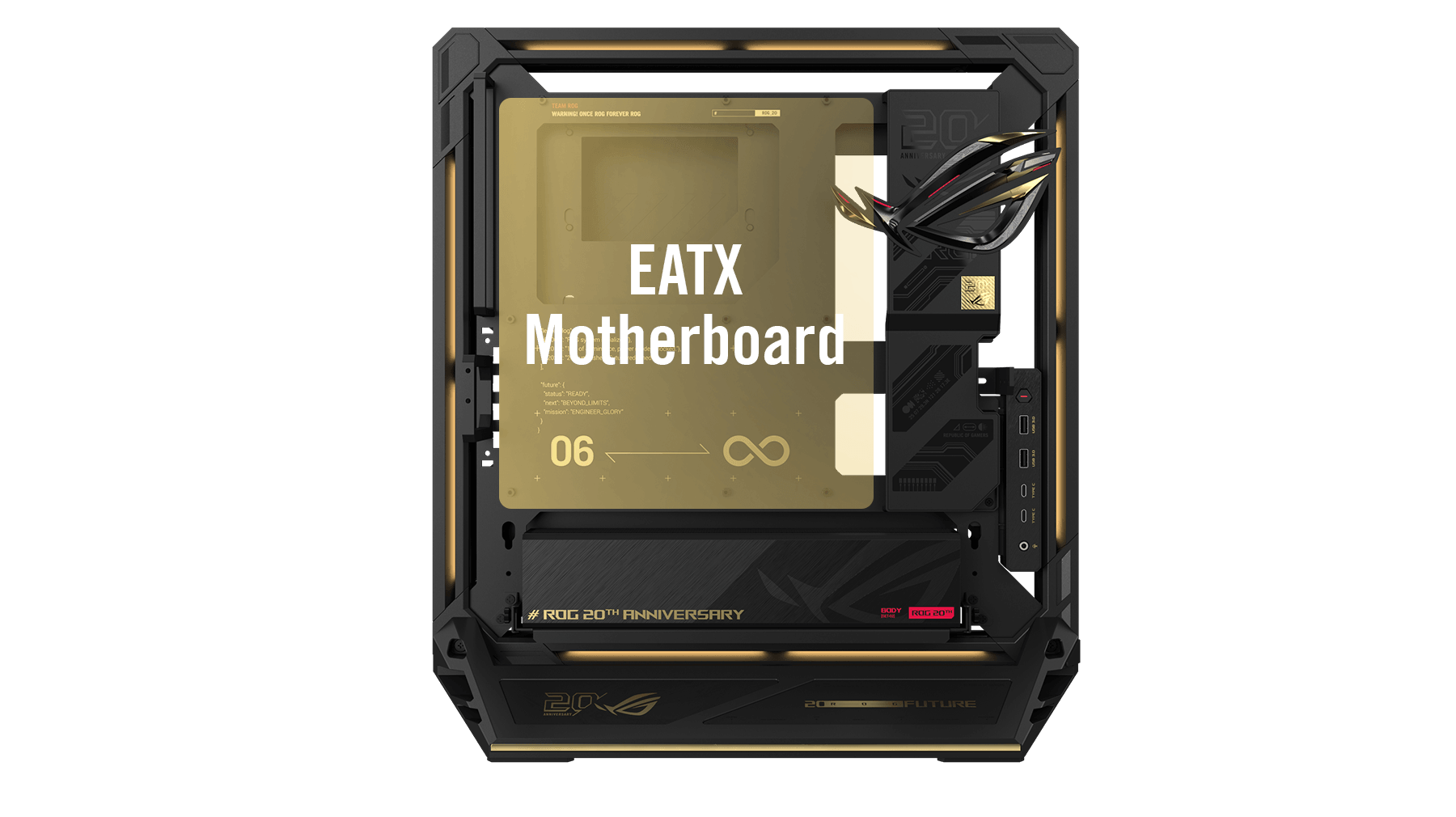 ROG GR20 EATX 主板兼容性展示
