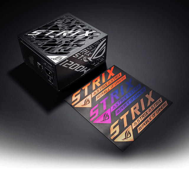 ROG Strix 1200W Platinum 电源外观自定义贴纸，打造个人化风格