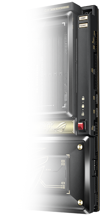 ROG Crosshair X870E 20周年版超频工具位置图