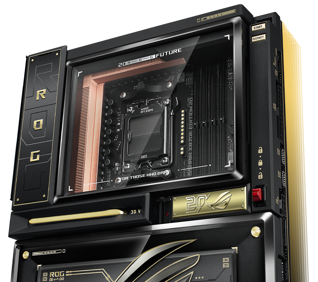 ROG Crosshair X870E 20周年版服务器级 PCB 设计