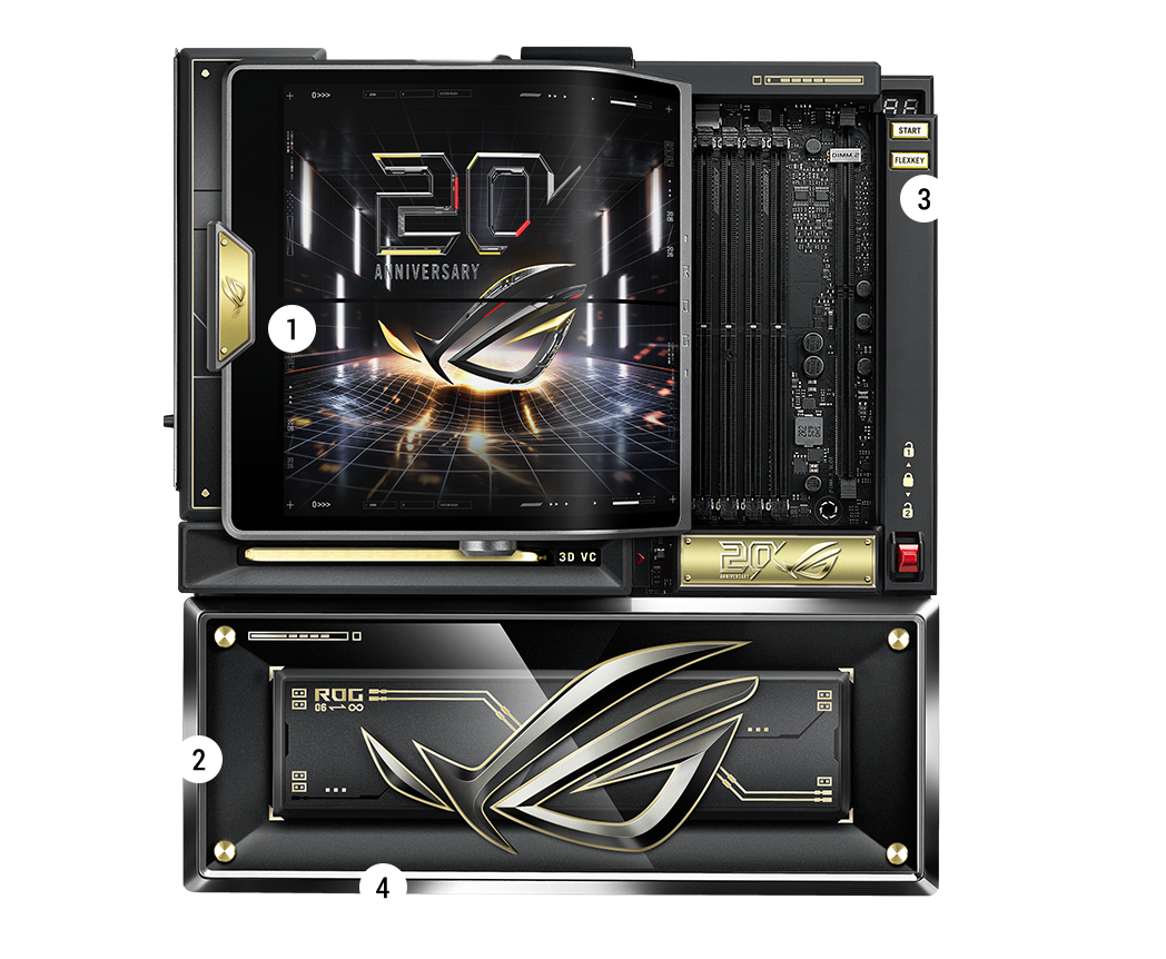ROG Crosshair X870E 20周年版游戏沉浸规格图
