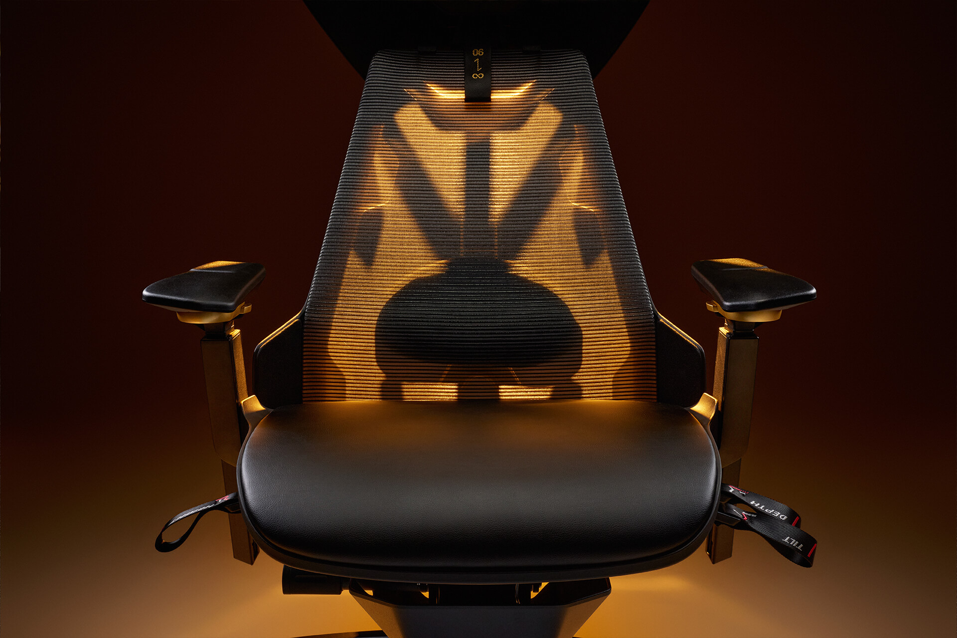 Close-up front view showcasing the premium materials of the ROG Destrier Edition 20