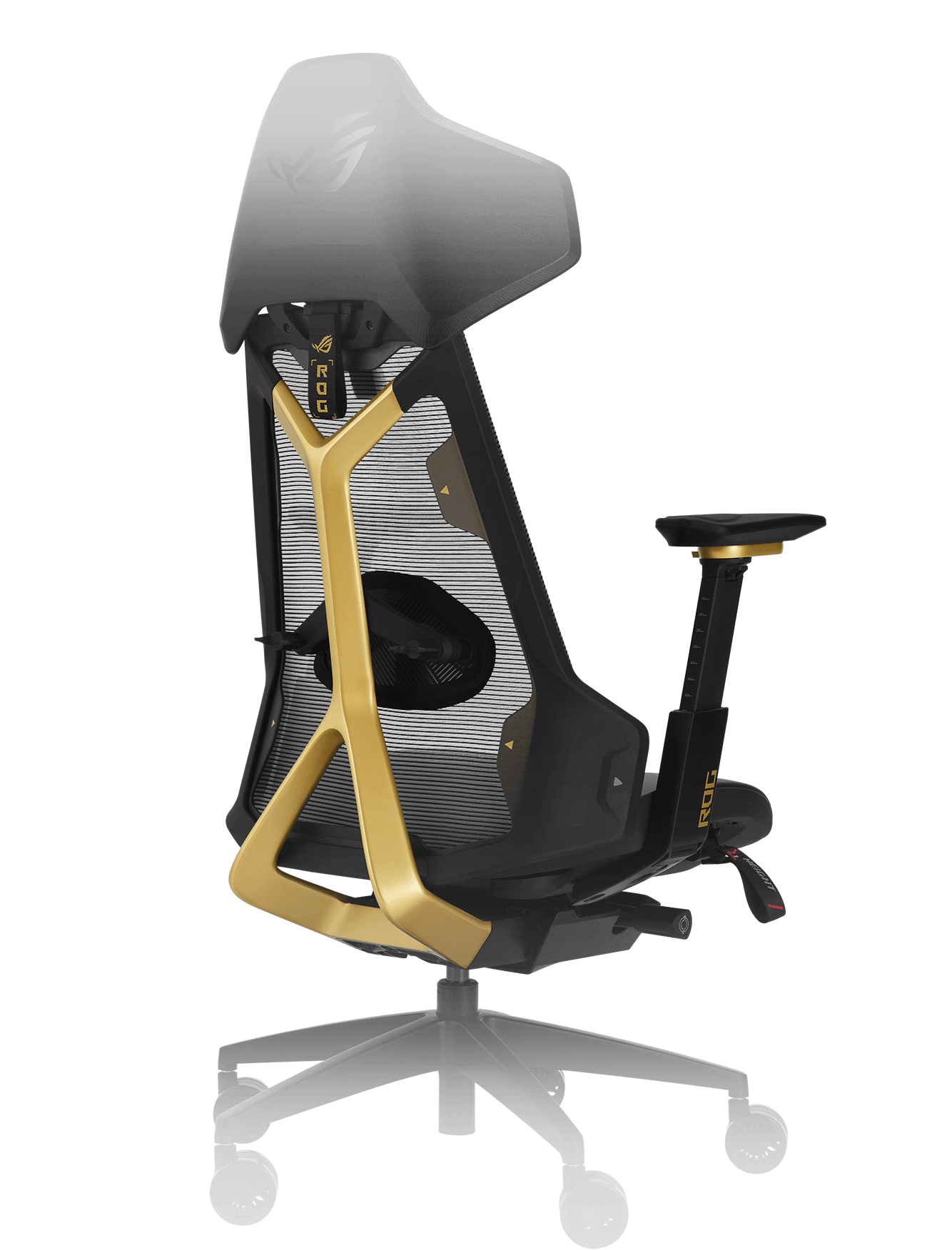 Rear view of the ROG Destrier Edition 20 gaming chair