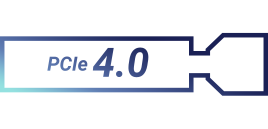 PCIe 4.0 插槽 logo