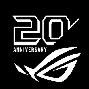ROG 20th anniversary logo
