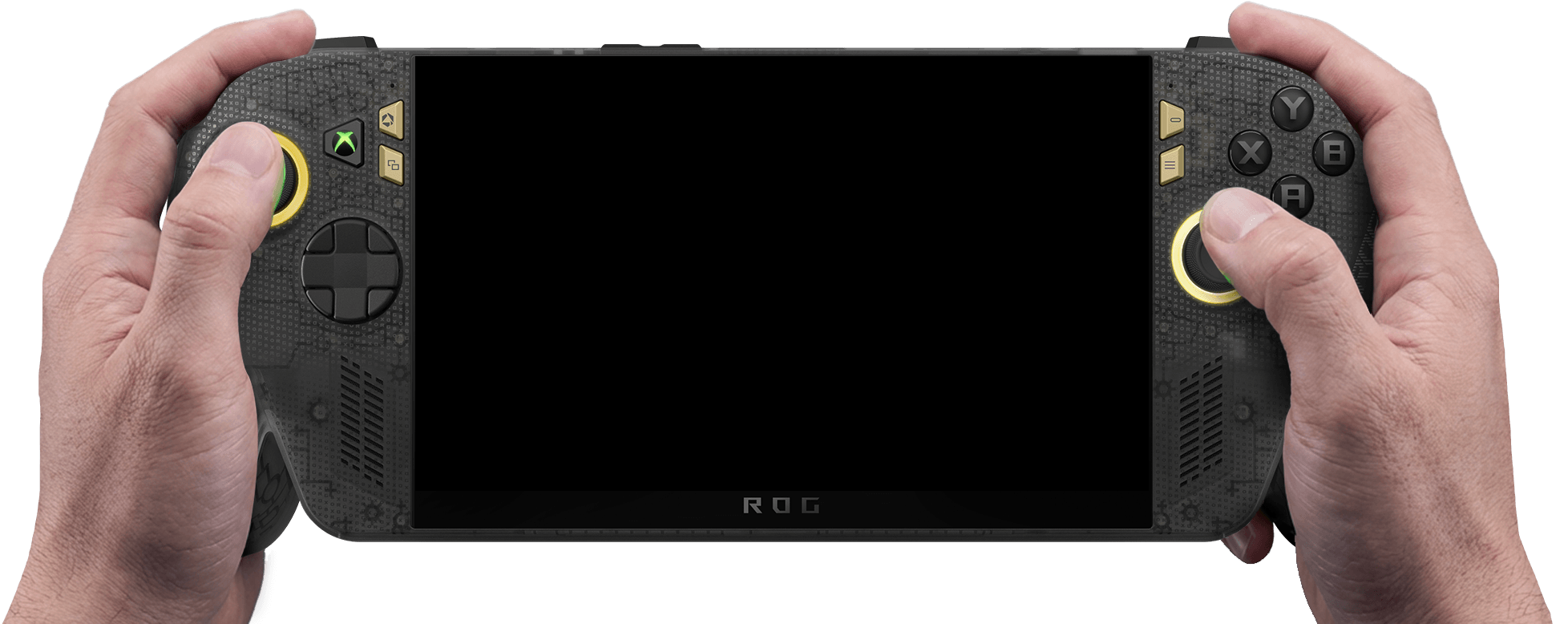 双手持握 ROG Xbox Ally 掌机