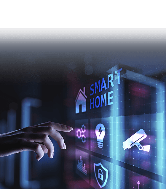 通过集中式 IoT 网络连接的智能家居设备