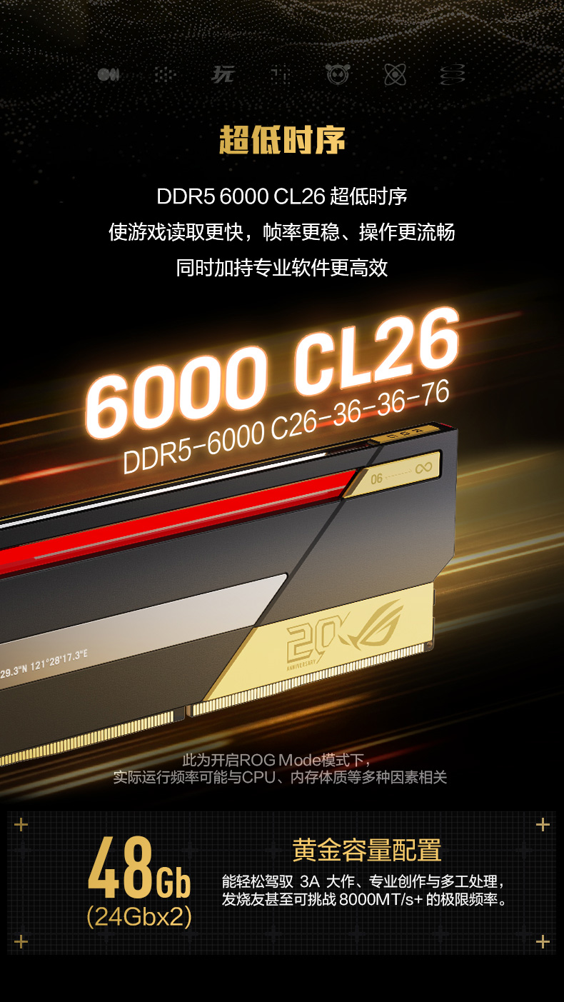 ROG 幻刃 DDR5 海力士 M-Die 颗粒与 PCB 板分层解构图