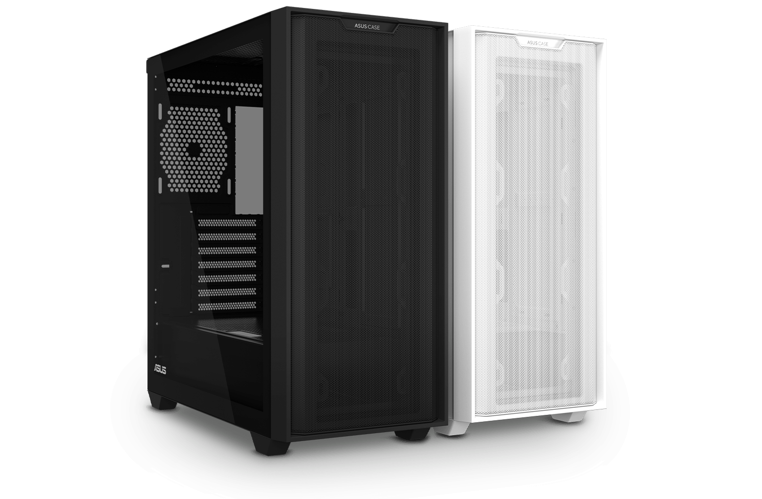 一台黑色ASUS A33 和一台白色ASUS A33