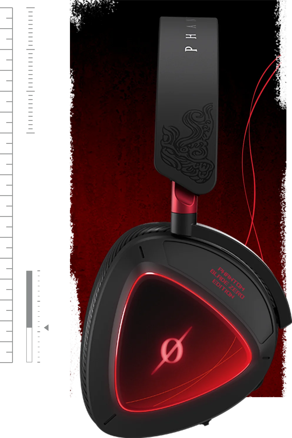 ROG Delta II 影之刃零版 书法题字头带与耳垫