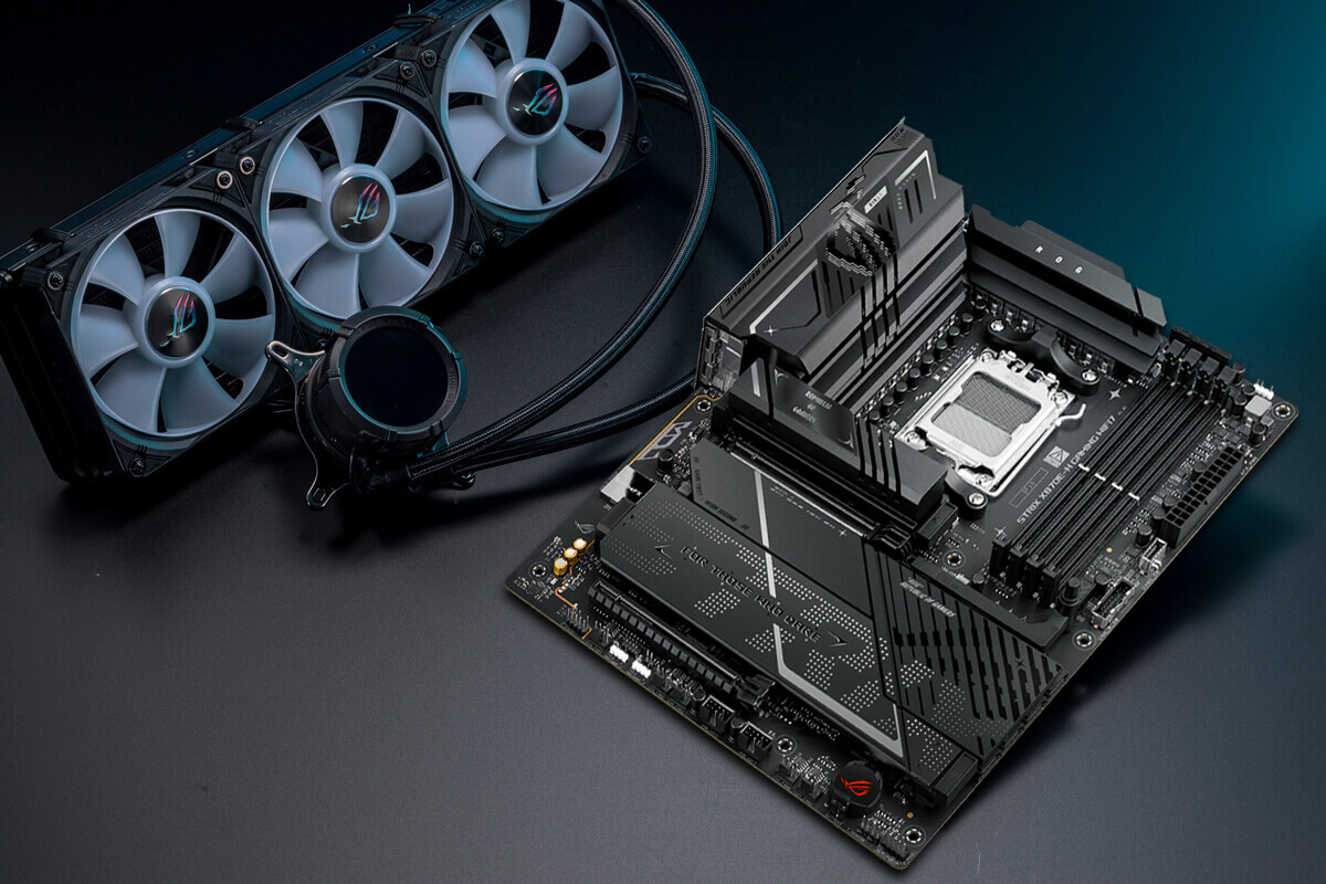 STRIX X870E-H 搭配 ROG Strix LC III 360 ARGB LCD