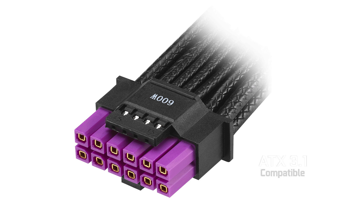 ATX 3.0/3.1 电缆连接器特写