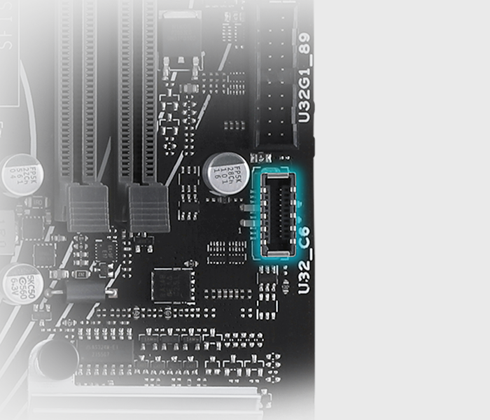 features Front USB Port.