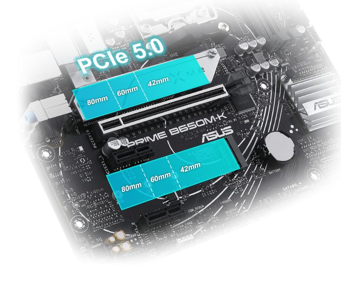 supports PCIe 5.0 M.2 Support.