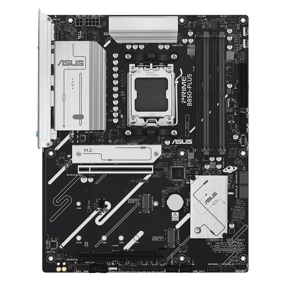 PRIME B850-PLUS front view.