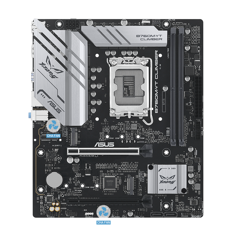 B760 motherboard with 4-Pin PWM/DC Fan image