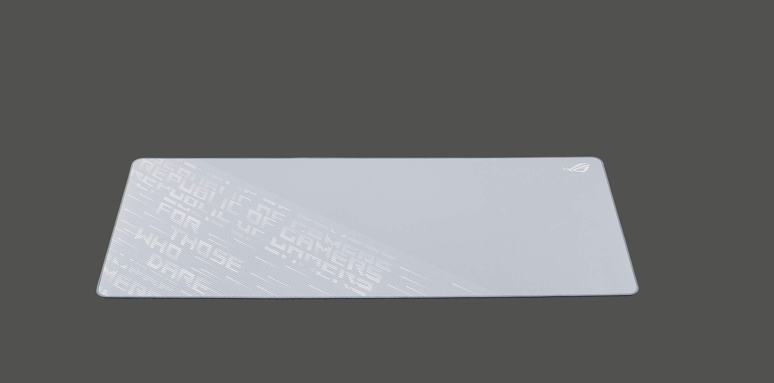 ROG Scabbard II Arctic Gray 加长型鼠标垫