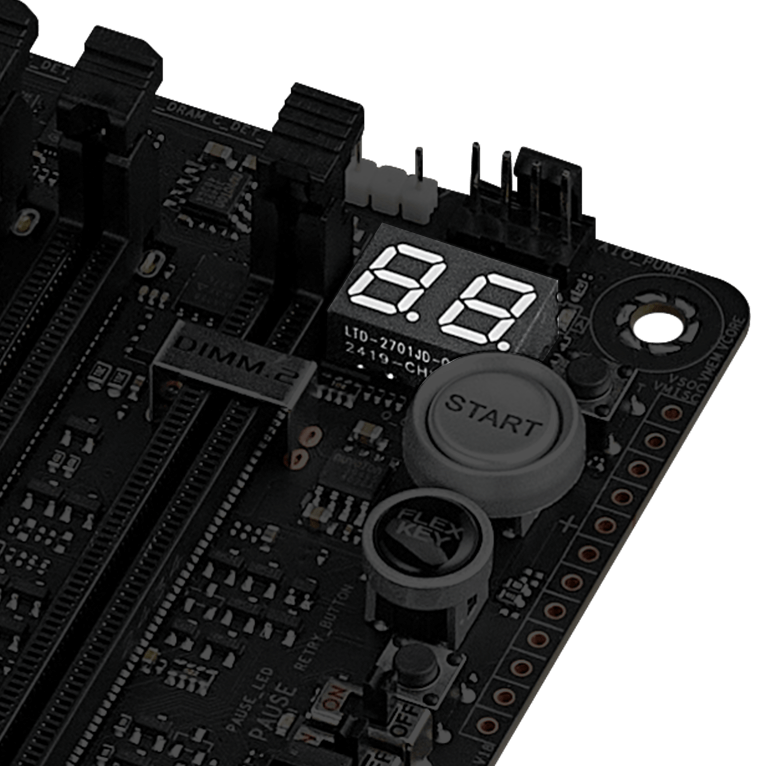 Q-CODE on ROG Crosshair X870E Apex