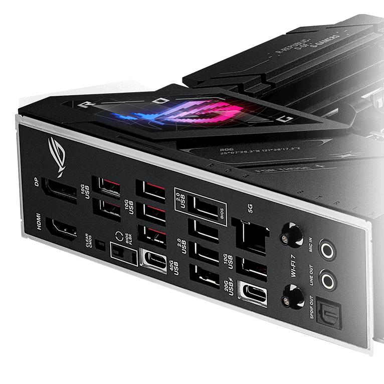 The Strix B850-E features USB4® PORT