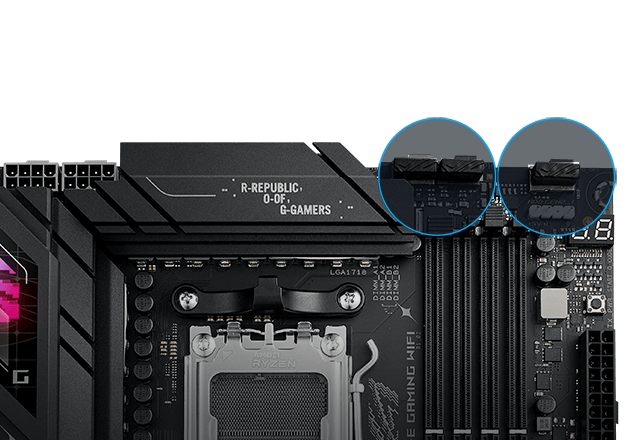 STRIX B850-E 风扇接头位置