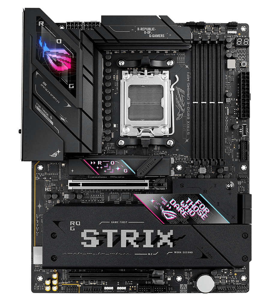 Strix B850-E fan header locations